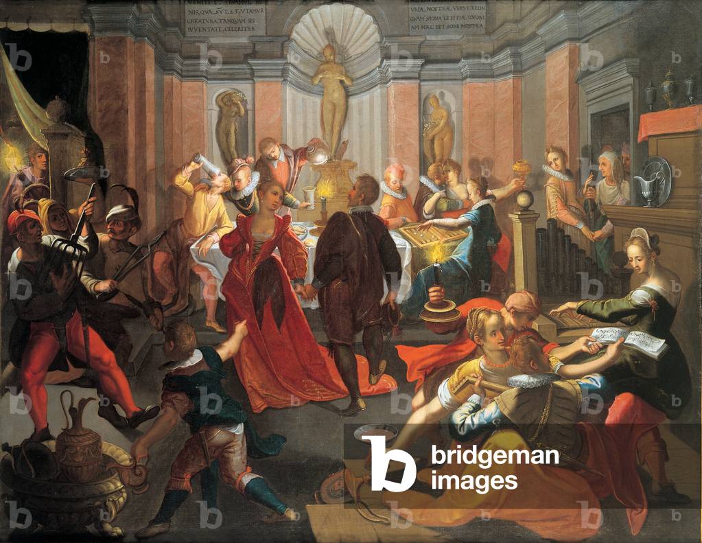 Mascherate notturne (Le avventure degli empi), c.1588 (olio su tela)