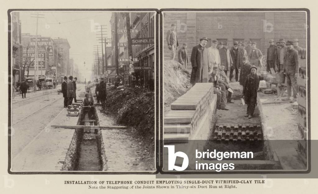 Image of Installation of Telephone Conduit employing SingleDuct