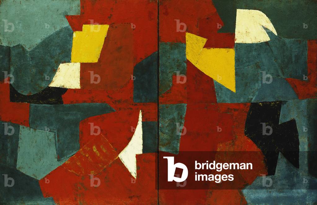 Dittico, 1954 (olio su tela)