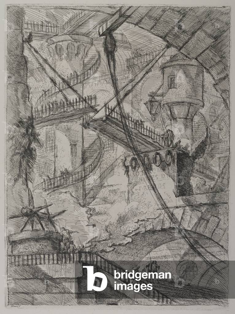 Invenzioni Capric di Carceri; Hind 7, First State of Three, c. 1749 (etching on laid paper)
