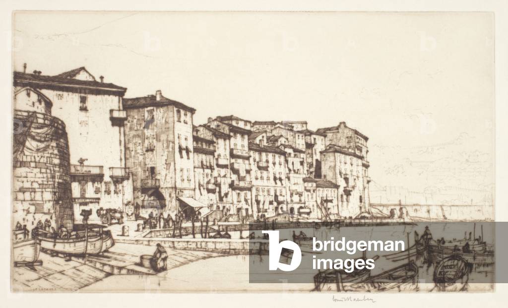 Villefranche - Sur - Mer (Tinte auf Papier)