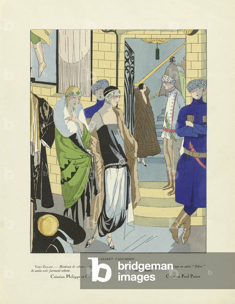 Immagine di Stampa "Cabaret Caucasico.." 1924 di French School