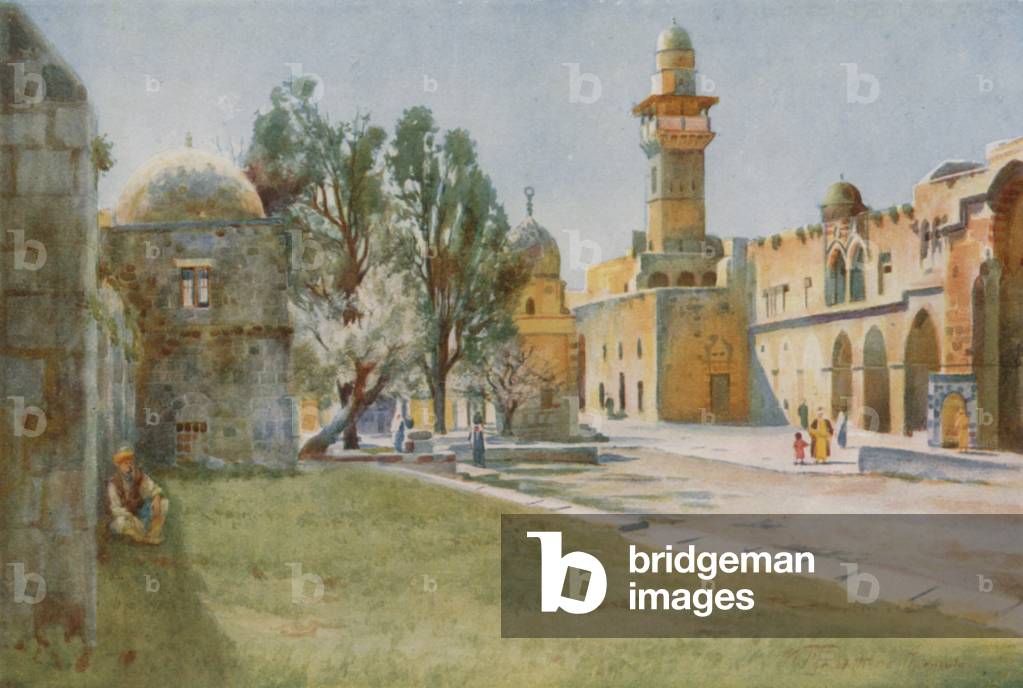 il cancello dei mercanti di cotone Gerusalemme (colore lito)