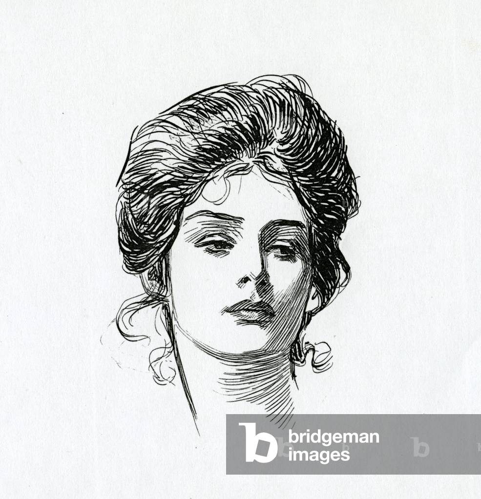 un gibson ragazza c. 1902 (lito)