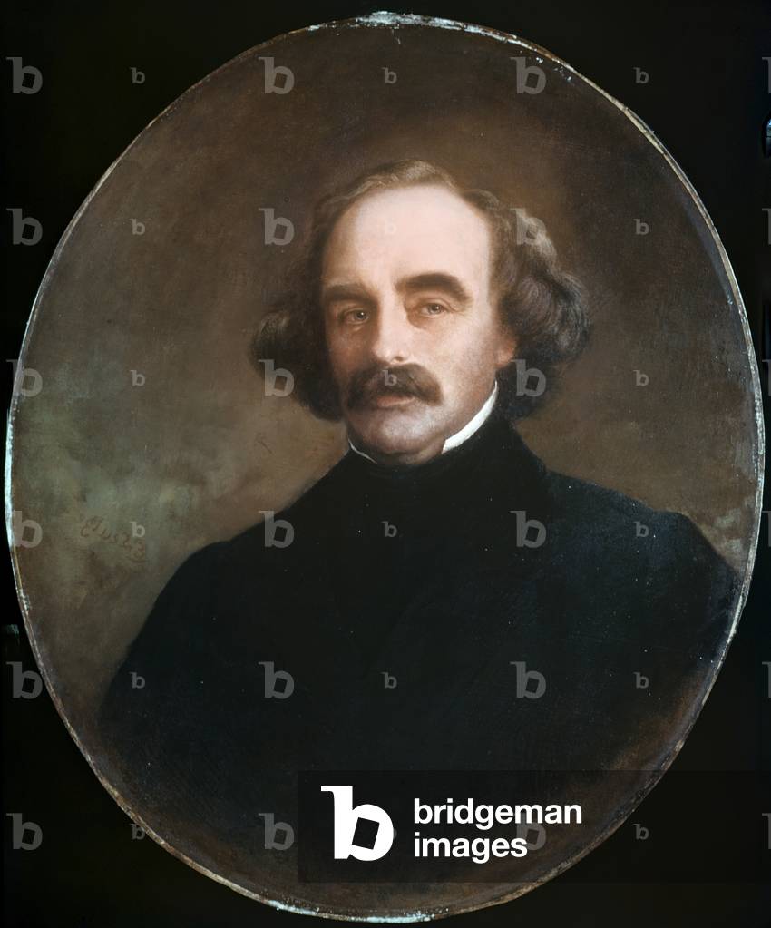 Nathaniel Hawthorne (oil on canvas)