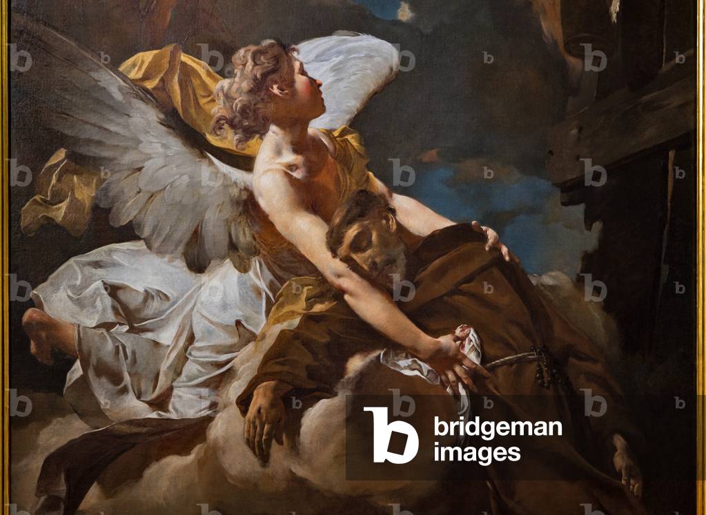 Ecstasy of St. Francis, detail, 1729 (oil on canvas)