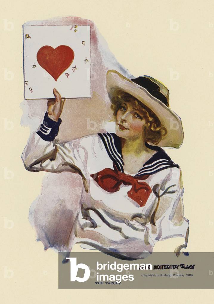 The target (colour litho)