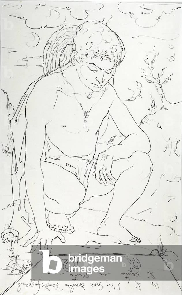 Image of Drawing depicting For the Foscolo 1960 by Corrado Cagli