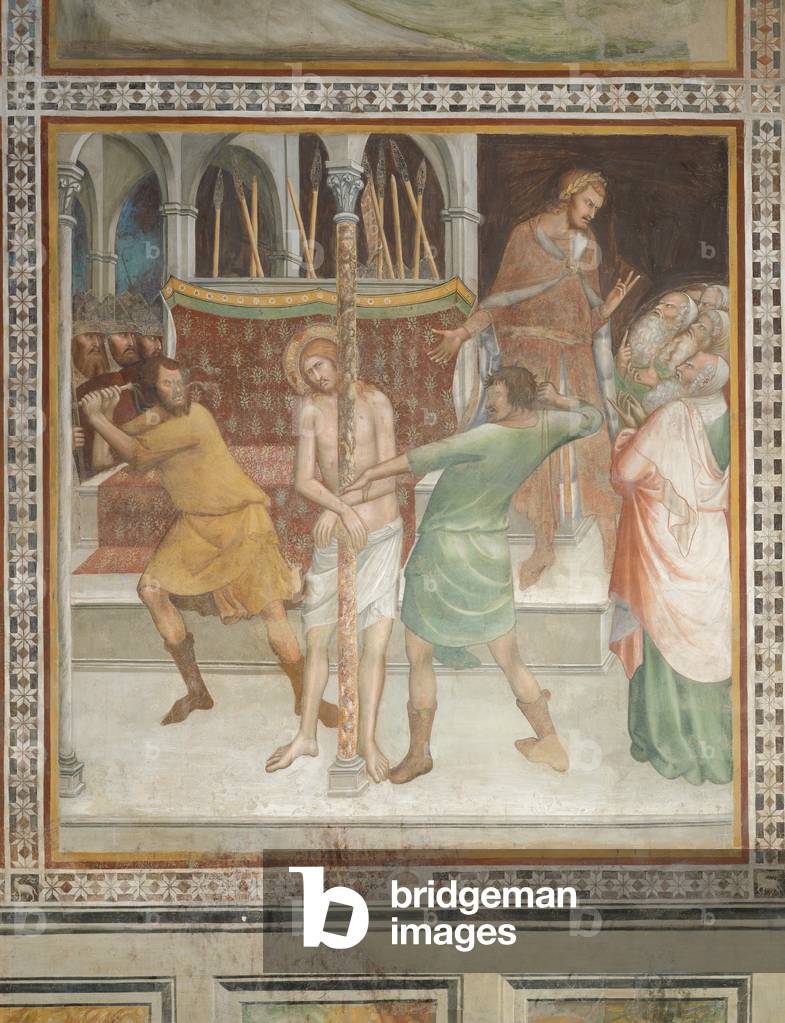 Scena dal Nuovo Testamento: Flagellazione di Cristo (affresco)