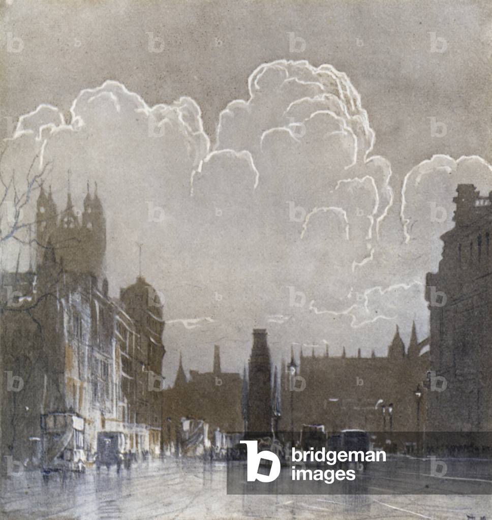 Der Cenotaph (Farblitho)