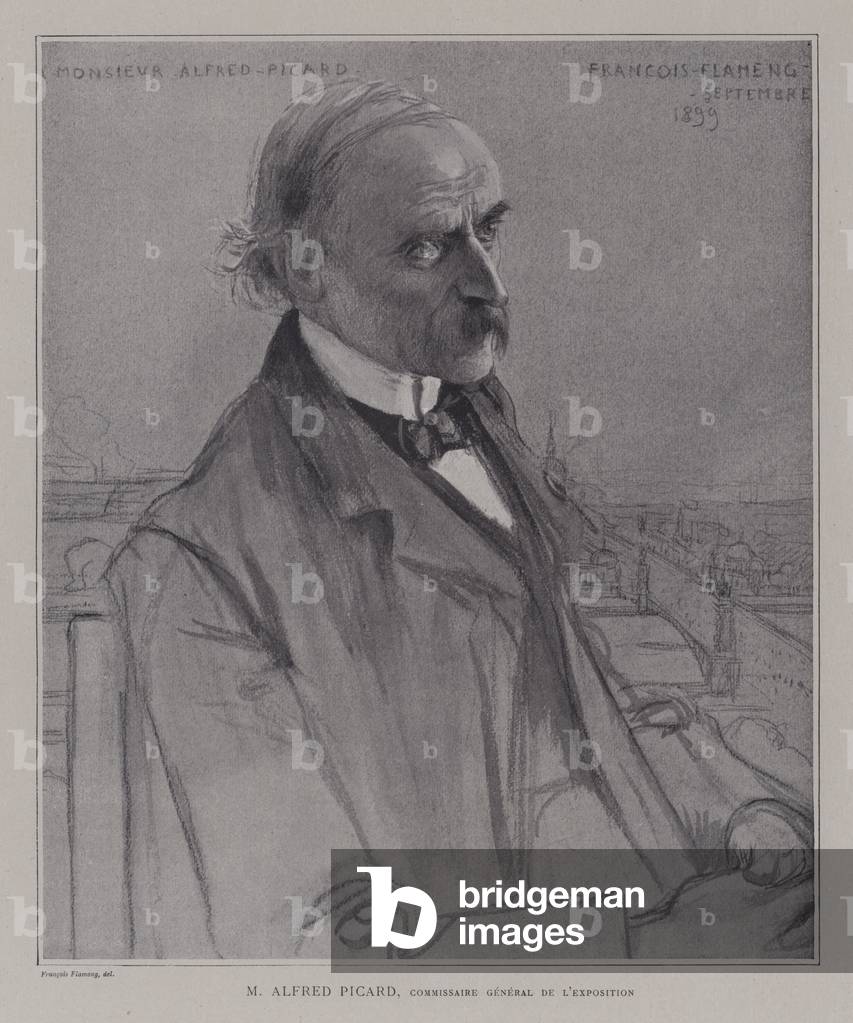 Alfred Picard, Commissario Generale dell'Esposizione Universelle 1900, Parigi (lito)