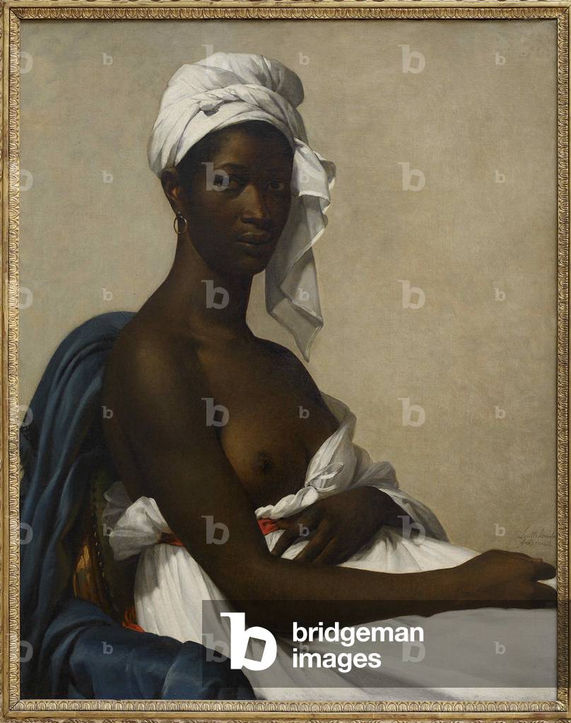 Portrait d'une femme noire, 1800 (olio su tela)