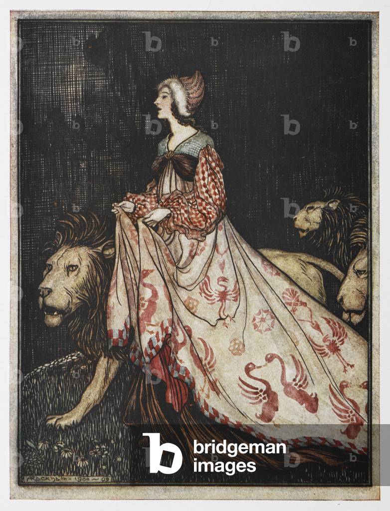 Illustrazione da La Signora e il Leone.