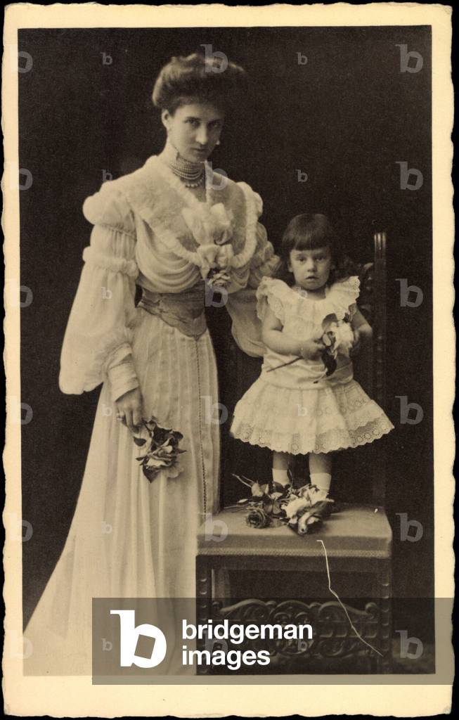 Immagine di Fotografia "Foto Ak Principessa Maria Immacolata di Bayern Wittelsbach (foto b/n)" di German Photo