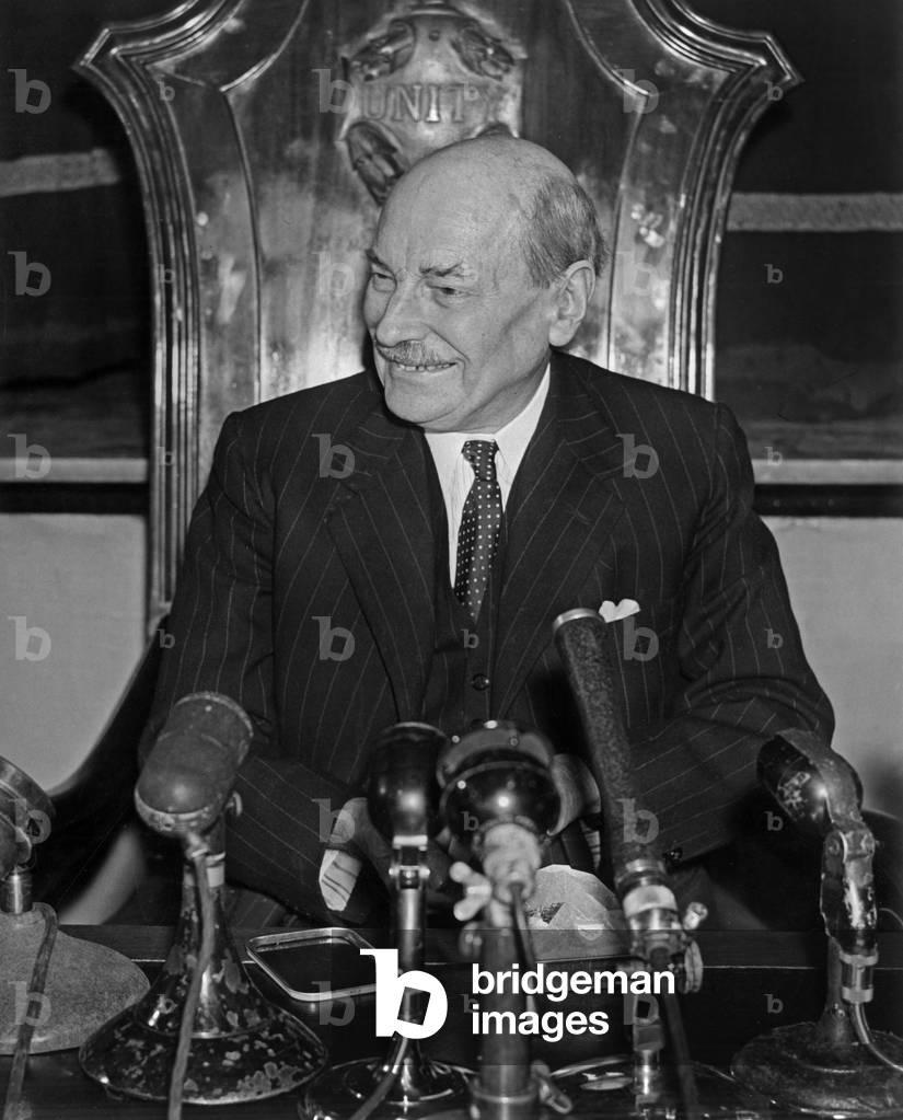 Immagine di Fotografia "Clement Attlee" 1955 di Unknown photographer, b/w