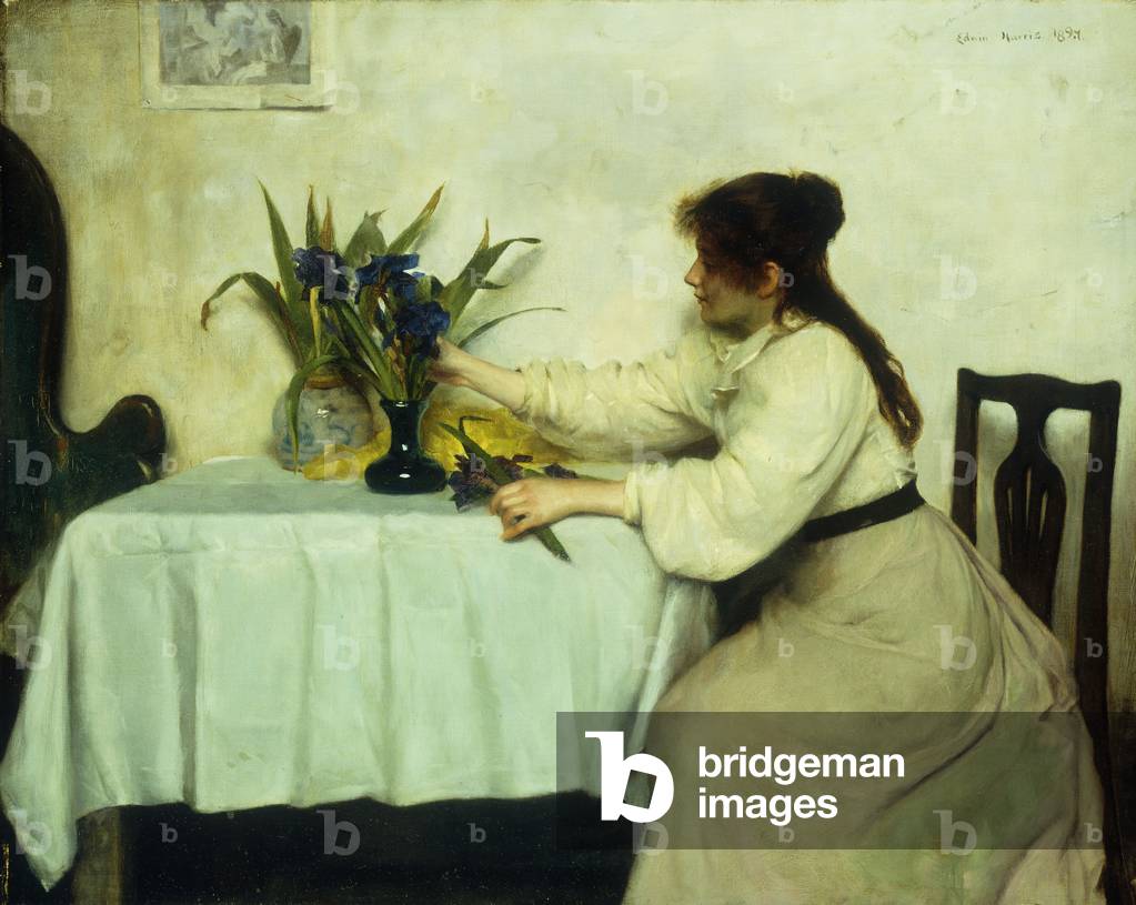Disporre dopodomani fiori, 1897 (olio su tela)