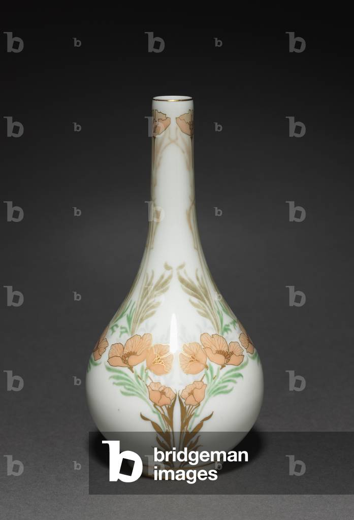 Vaso, decorato di Jean-Charles-Hippolyte-Abel Leger, 1905 (porcellana)
