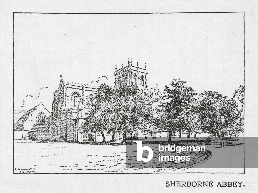 Sherborne Abbey (Litho)