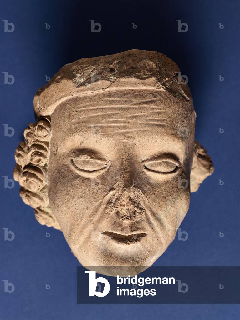 Tête (pierre) par German School