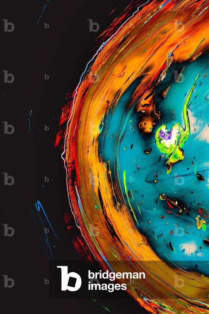 Motivi artistici tradizionali turchi in marmo ottomano come sfondo colorato astratto