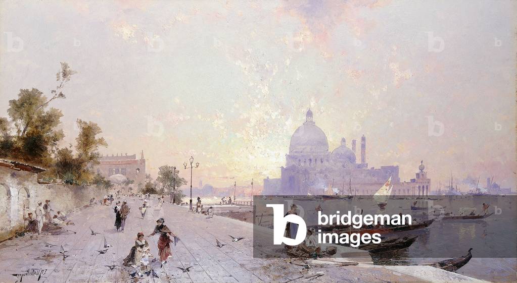 Santa Maria della Salute, Venezia: Santa Maria della Salute, Venezia, (olio su tavola)