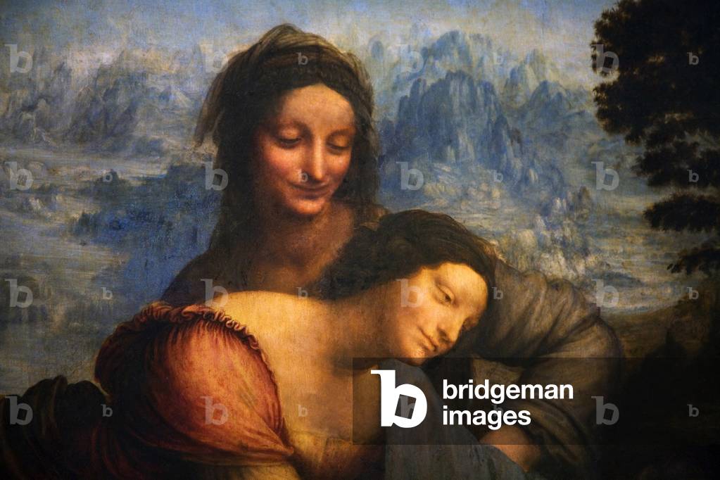 Jungfrau und Kind mit der Heiligen Anna, 1508-1510 (Öl auf Holz)