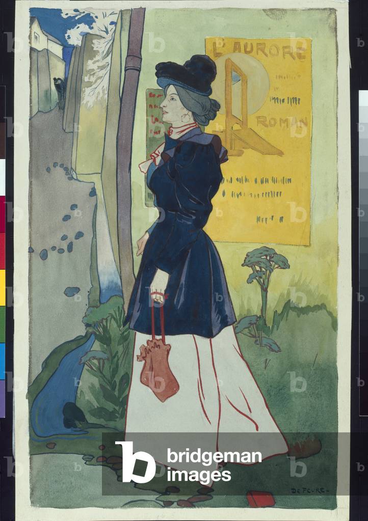 Bild von Plakat "L'Aurore" 1900 von Georges de Feure