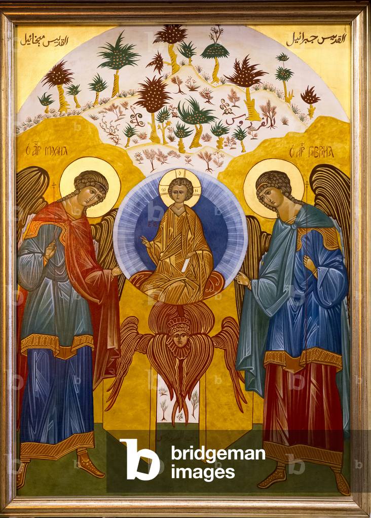 Gesù circondato dagli arcangeli Michele e Gabriele (dipinto)