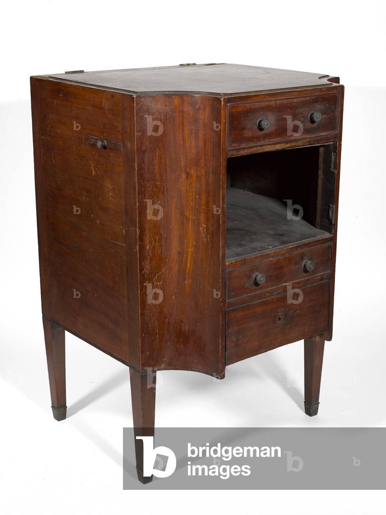 Combined washstand and commode by British Artist