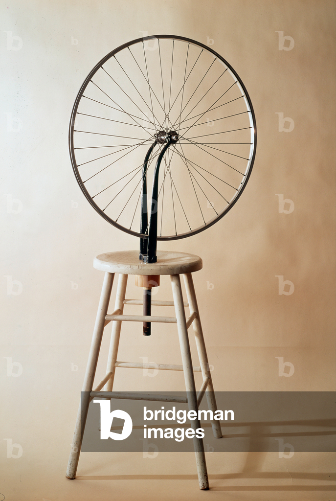 Image of Sculpture depicting Bicycle-wheel 1951 by Marcel Duchamp