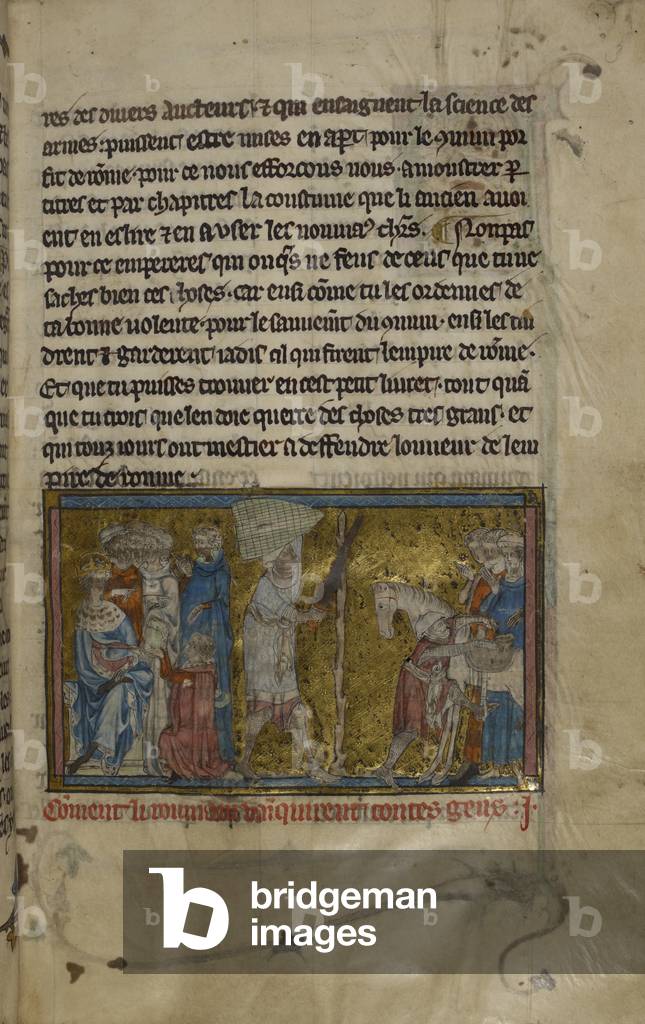 "Vegetius präsentierte sein Buch einem Kaiser"