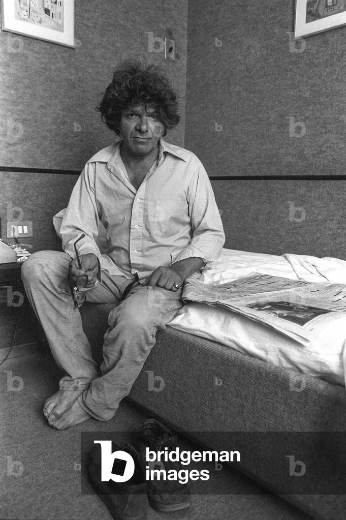 Image de Photographie représentant Gregory Corso 1980 par Marcello Mencarini, b/w