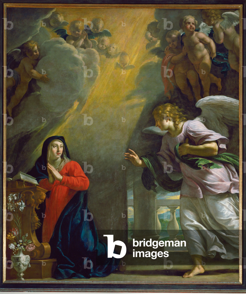 Verkündigung (Gemälde auf Holz)