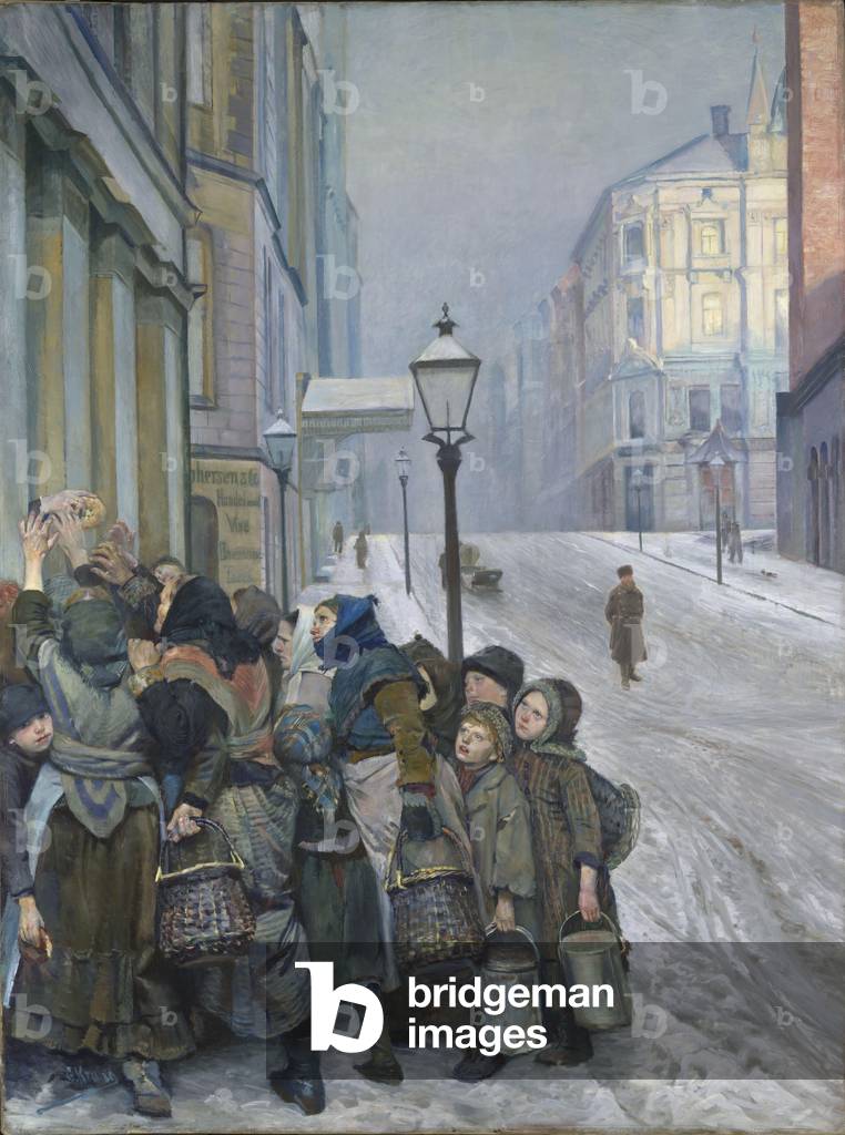 Immagine di Dipinto "Lotta per la sopravvivenza" 1889 di Christian Krohg