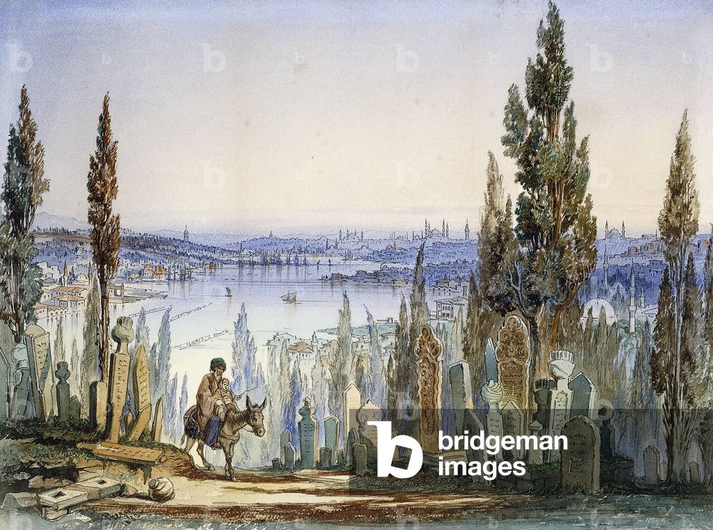 "Konstantinopel aus Eyub" von Amadeo Preziosi