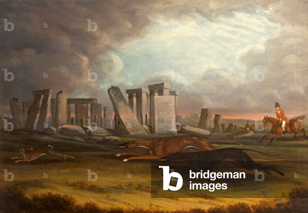 Immagine di Dipinto "Corsa a Stonehenge", 1817 di Samuel Spode