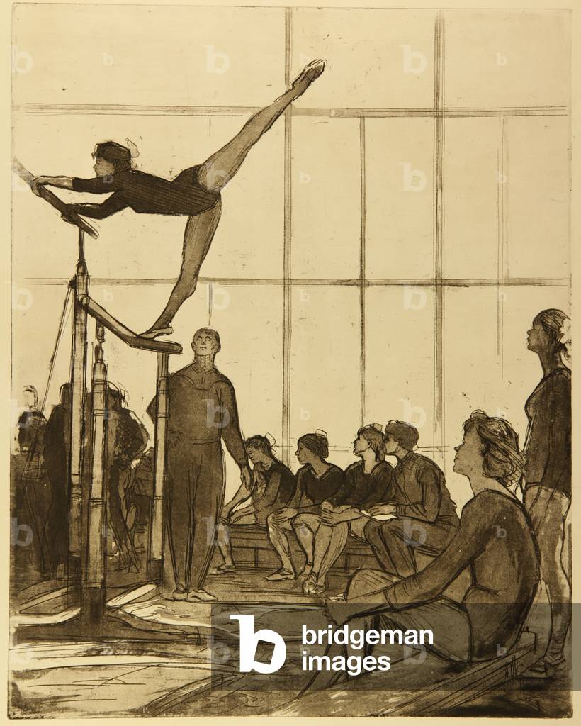 Übung auf den Bars, 1960er Jahre (Ätzen)