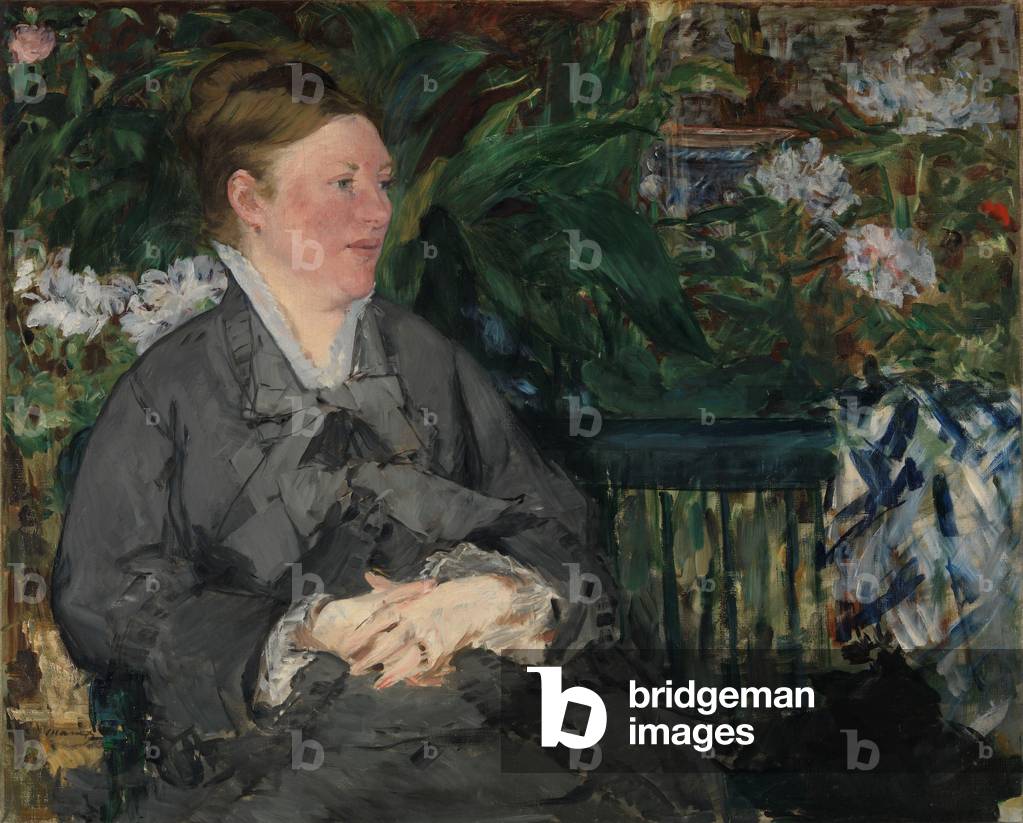Madame Manet im Konservatorium, 1879 (Öl auf Leinwand)