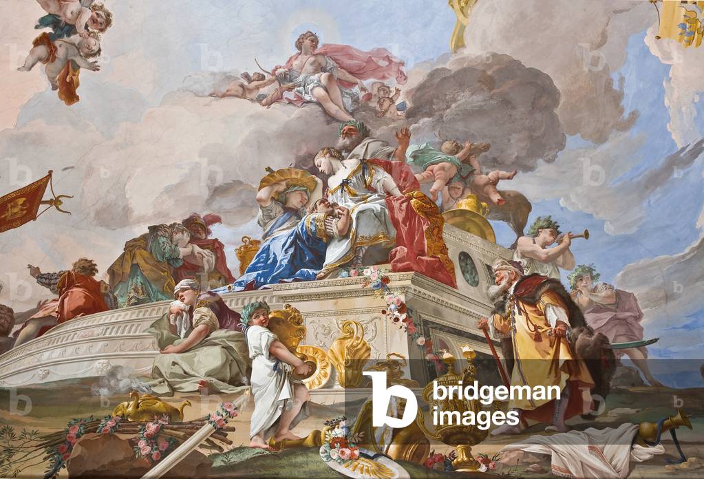 il sacrificio di Ifigenia, particolare, 1733 (affresco)