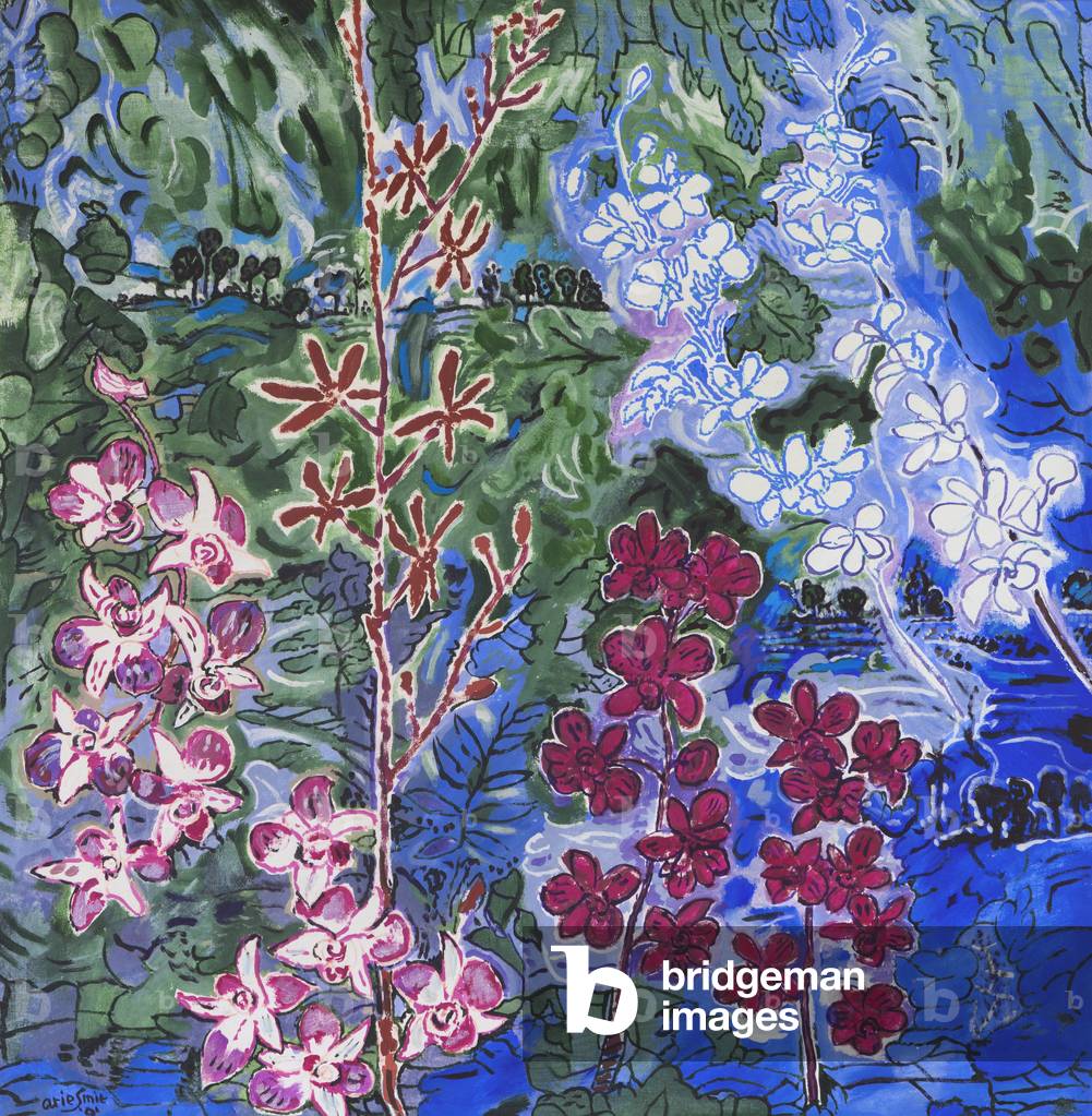 Orchidee, 1991 (olio su tela)