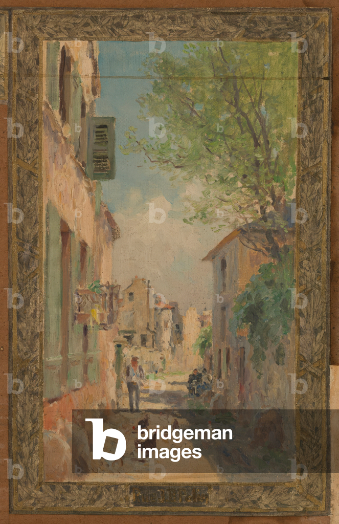 Sketch for the village hall of Vanves: Vues de Vanves, en 1902 (oil on canvas)