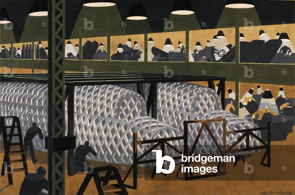 Image de Peinture représentant Plan de construction 1940 par John Armstrong