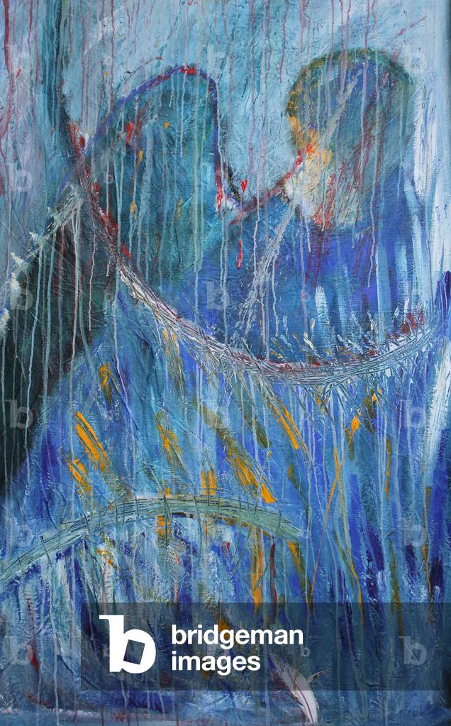 Bild von Gemälde "Epicycle à l ange" 2011 von Irène Boisaubert
