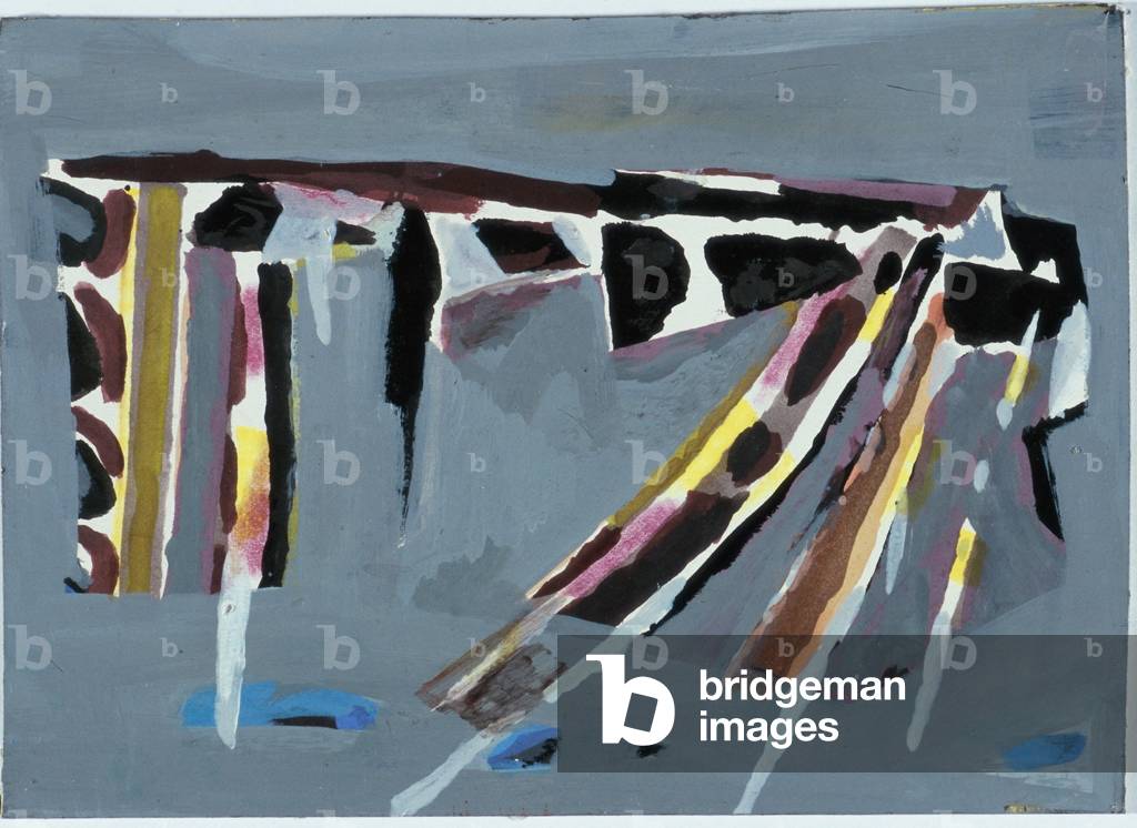 Curving Border, 1998 (Acryl auf Leinwand)