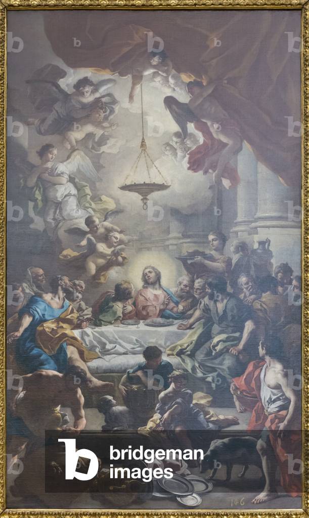 Immagine di Dipinto "Ultima cena" 1750 di Francesco de Mura