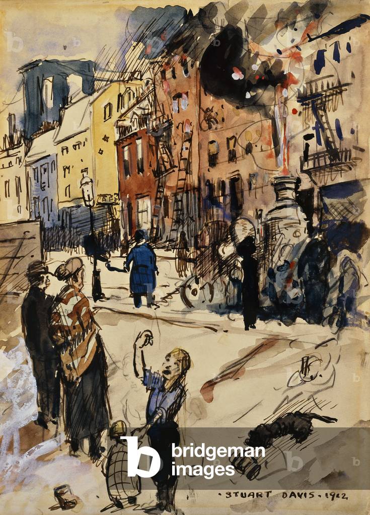 il fuoco di dopodomani ponte 1912 (olio su tela)