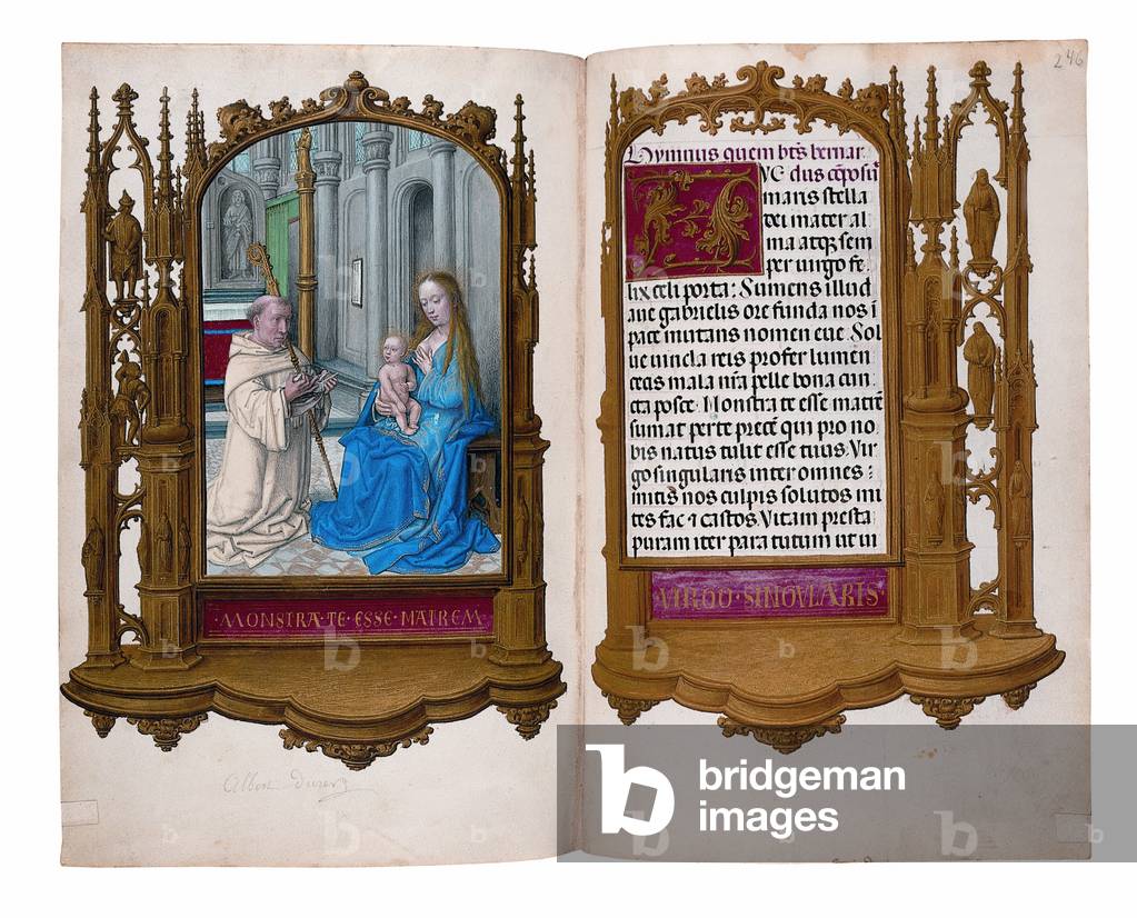 "Folios del libro d'ore di Rothschild", c.1505 di Flemish School