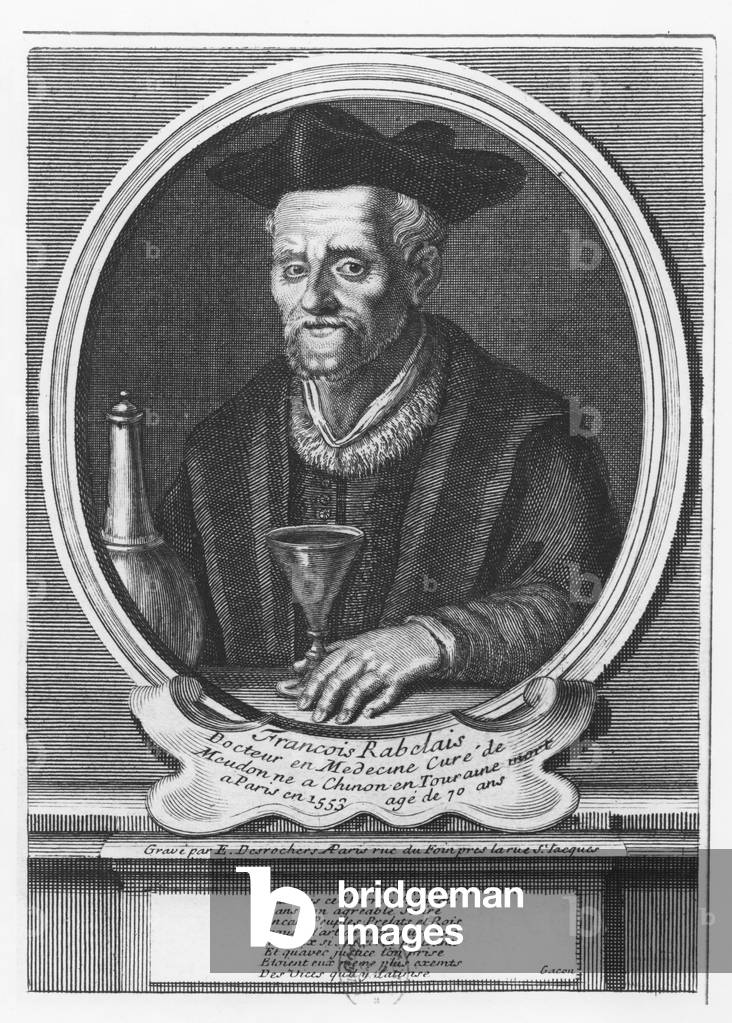 Portrait of François Rabelais (engraving)