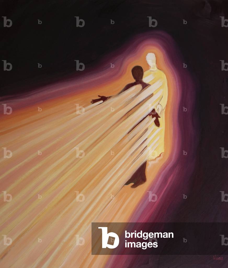 Immagine di Dipinto "La grazia di Cristo si riversa sugli altri attraverso di noi" 2000 di Elizabeth Wang
