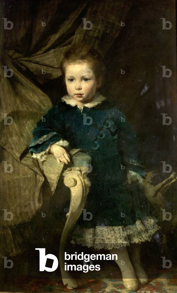 Immagine di Dipinto "Ritratto di un bambino" 1874 di Hermann Schneider